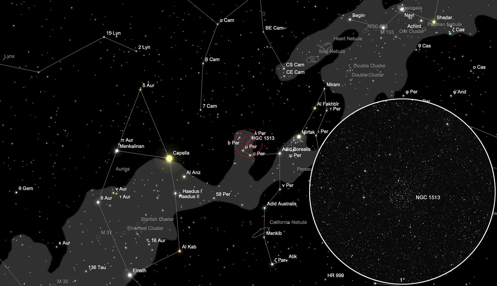 Chart NGC 1513