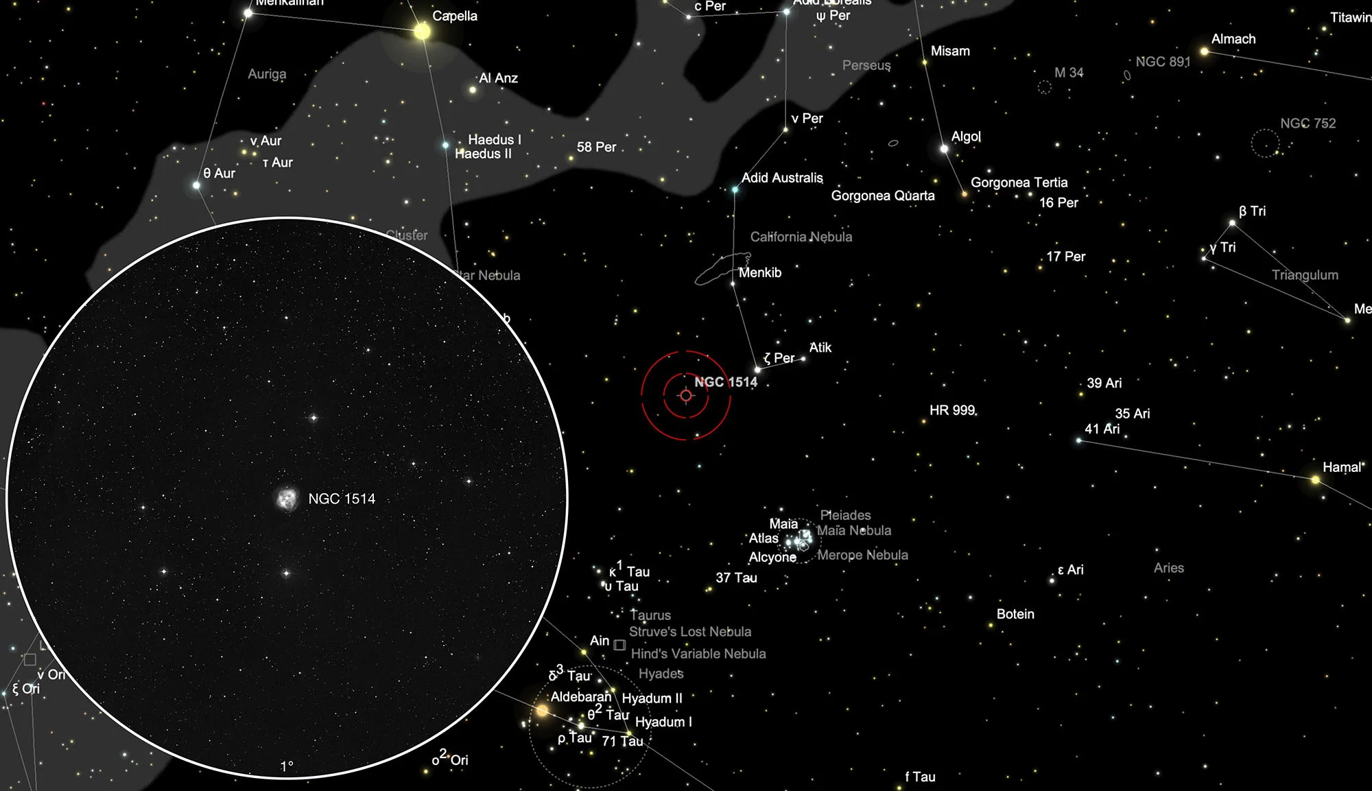Chart NGC 1514