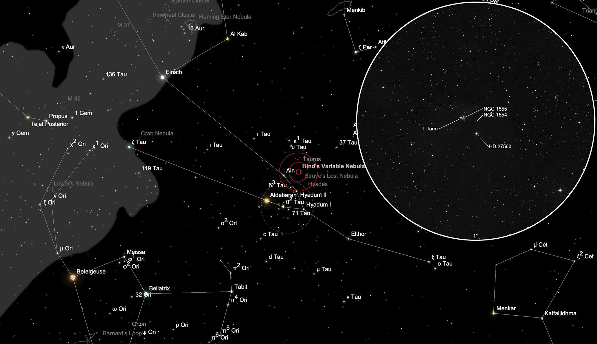Karte NGC 1555