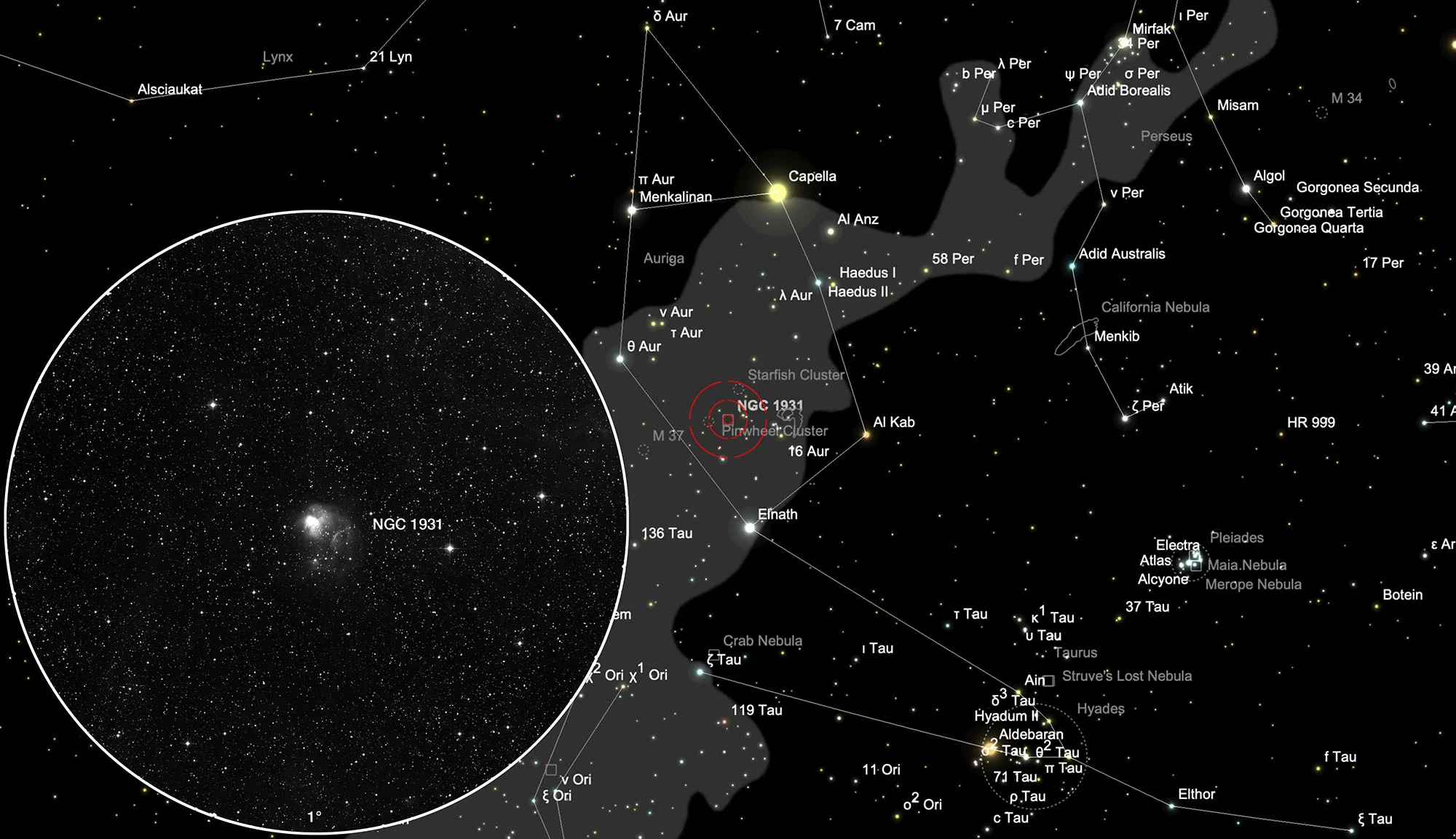 Chart NGC 1931