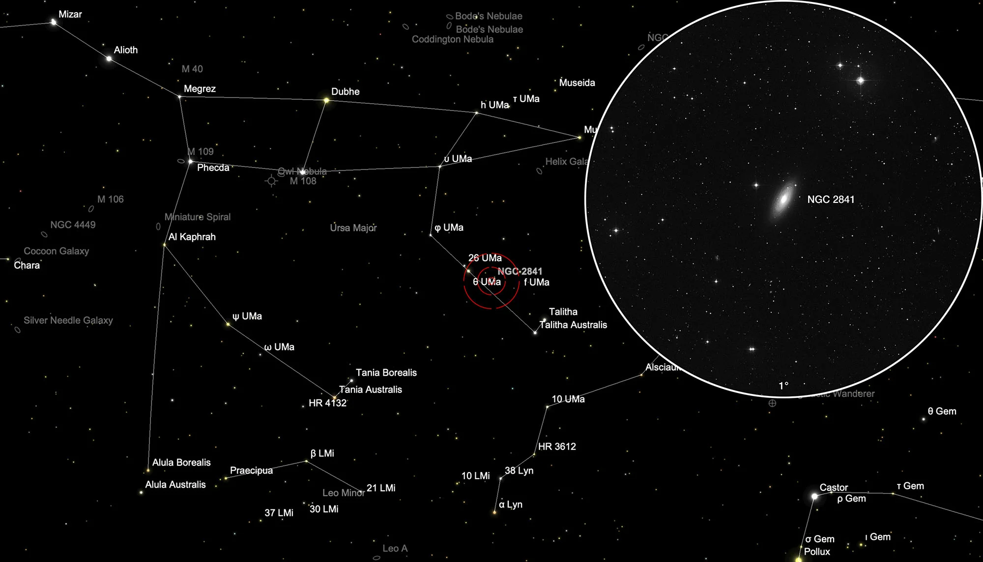 Chart NGC 2841