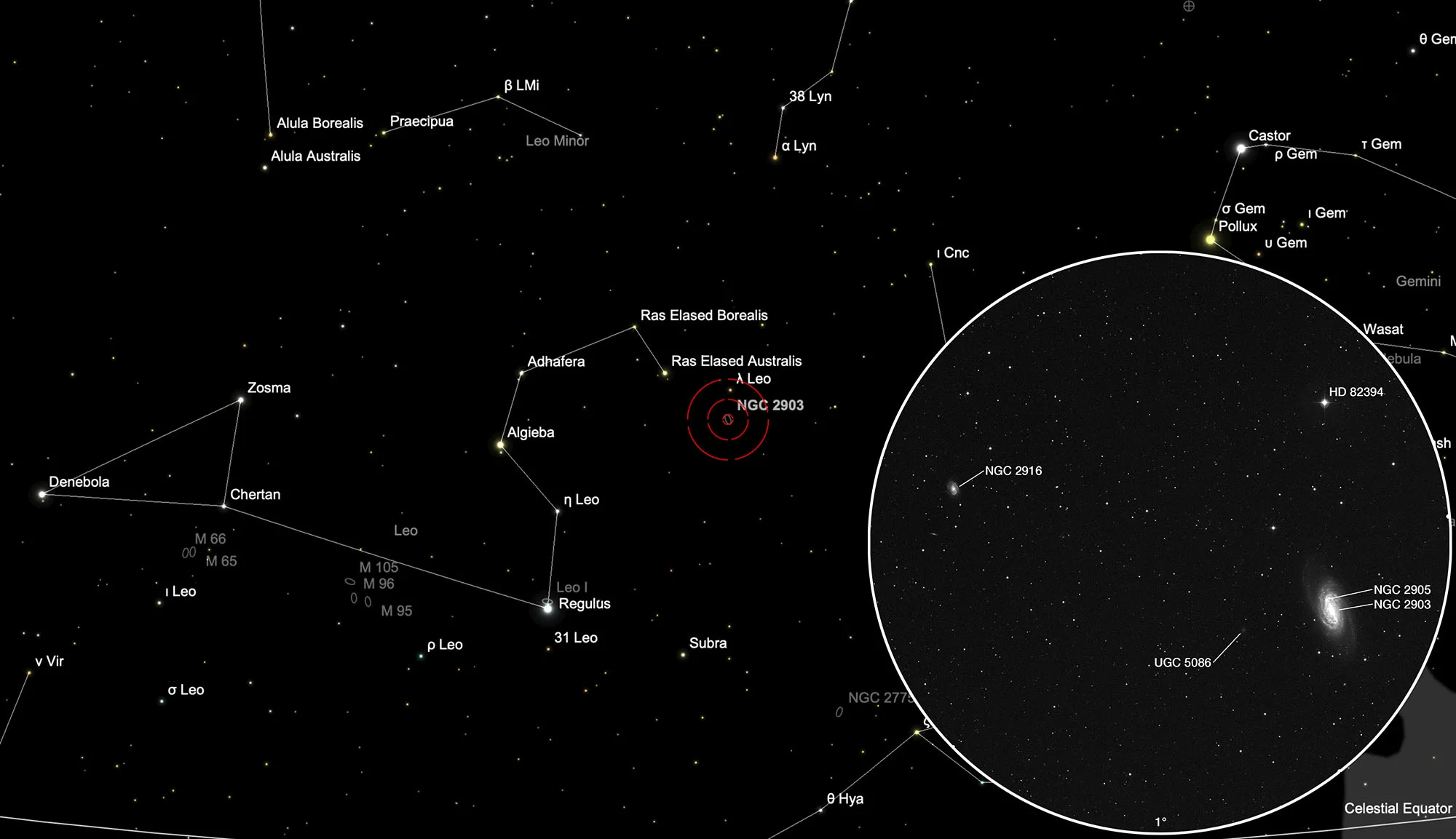 Chart NGC 2903