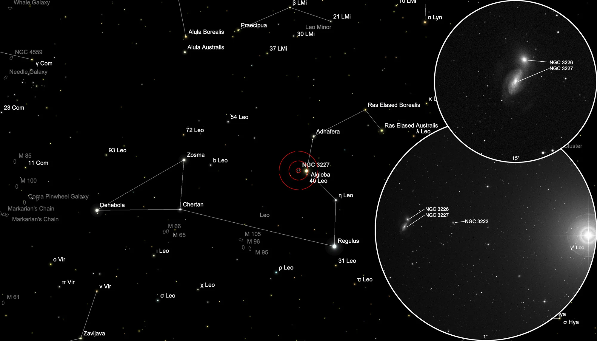 Chart NGC 3226/7