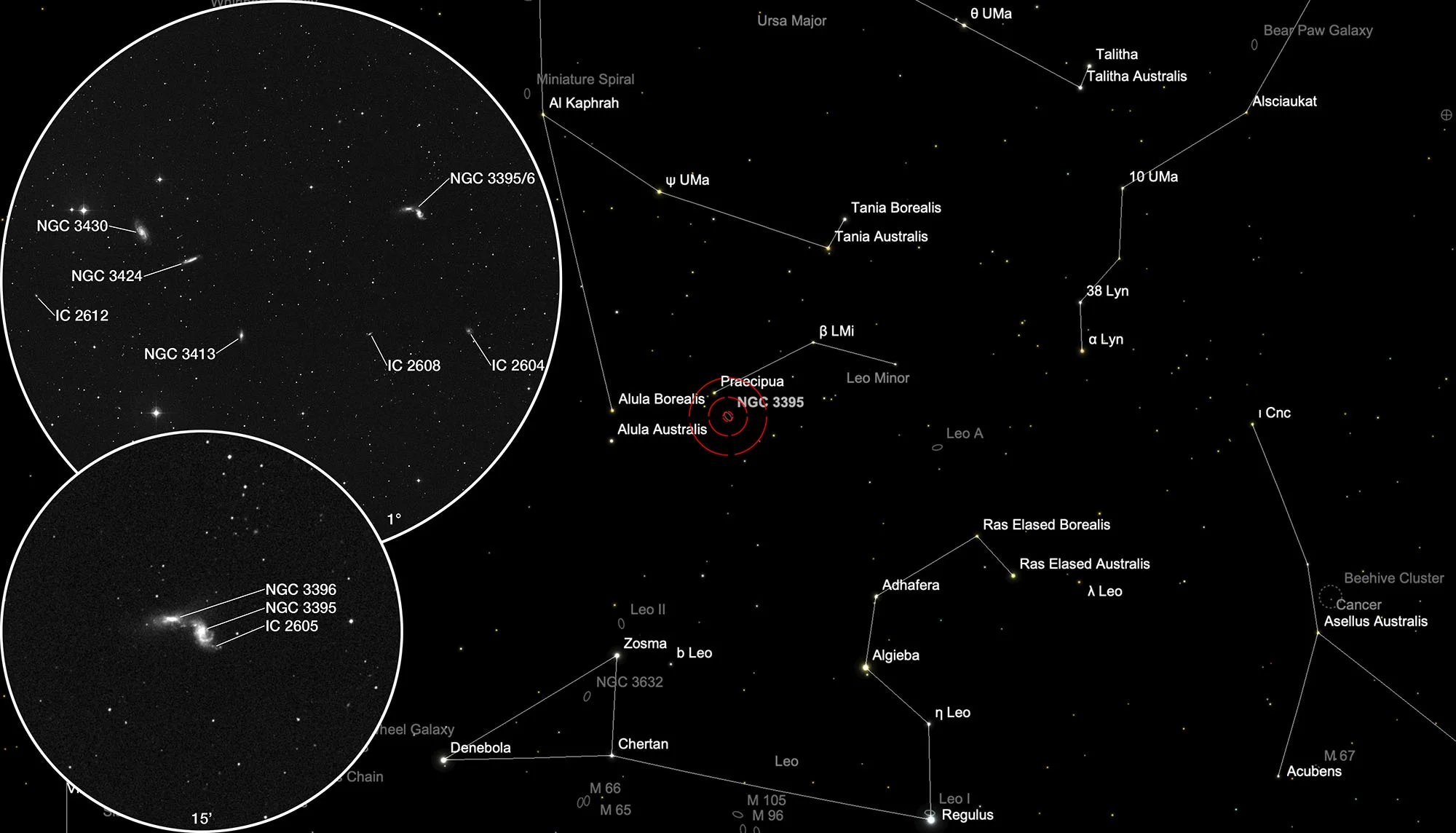 Chart NGC 3395/6