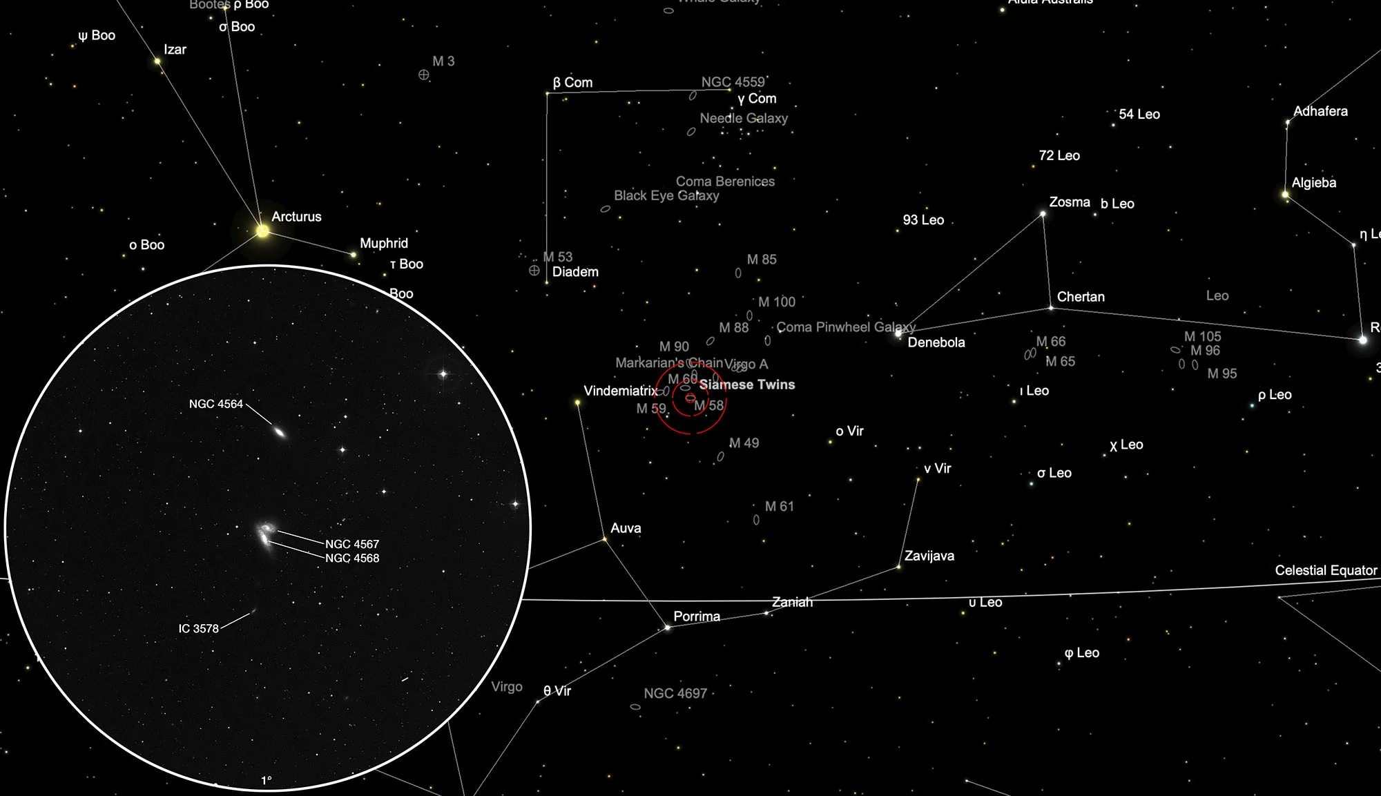 Chart NGC 4567