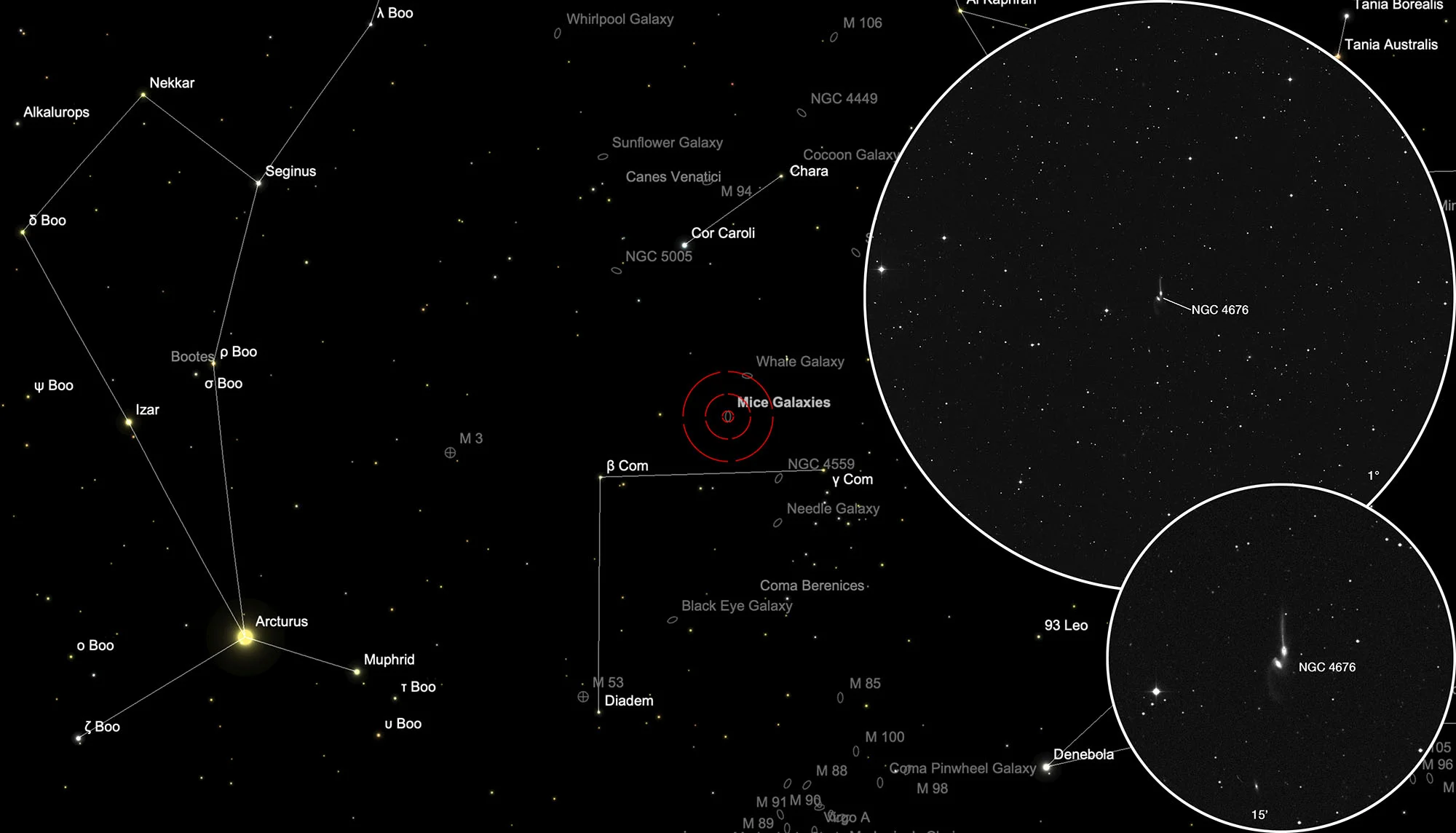 Chart NGC 4676