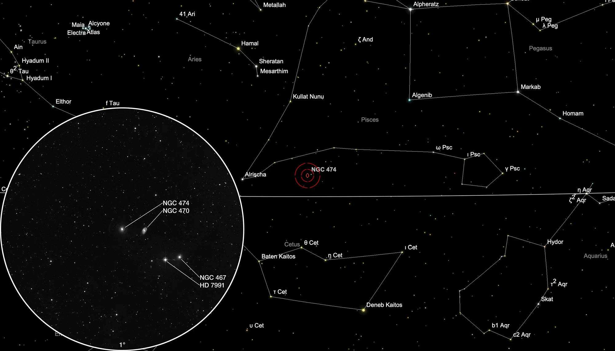 Chart NGC 474