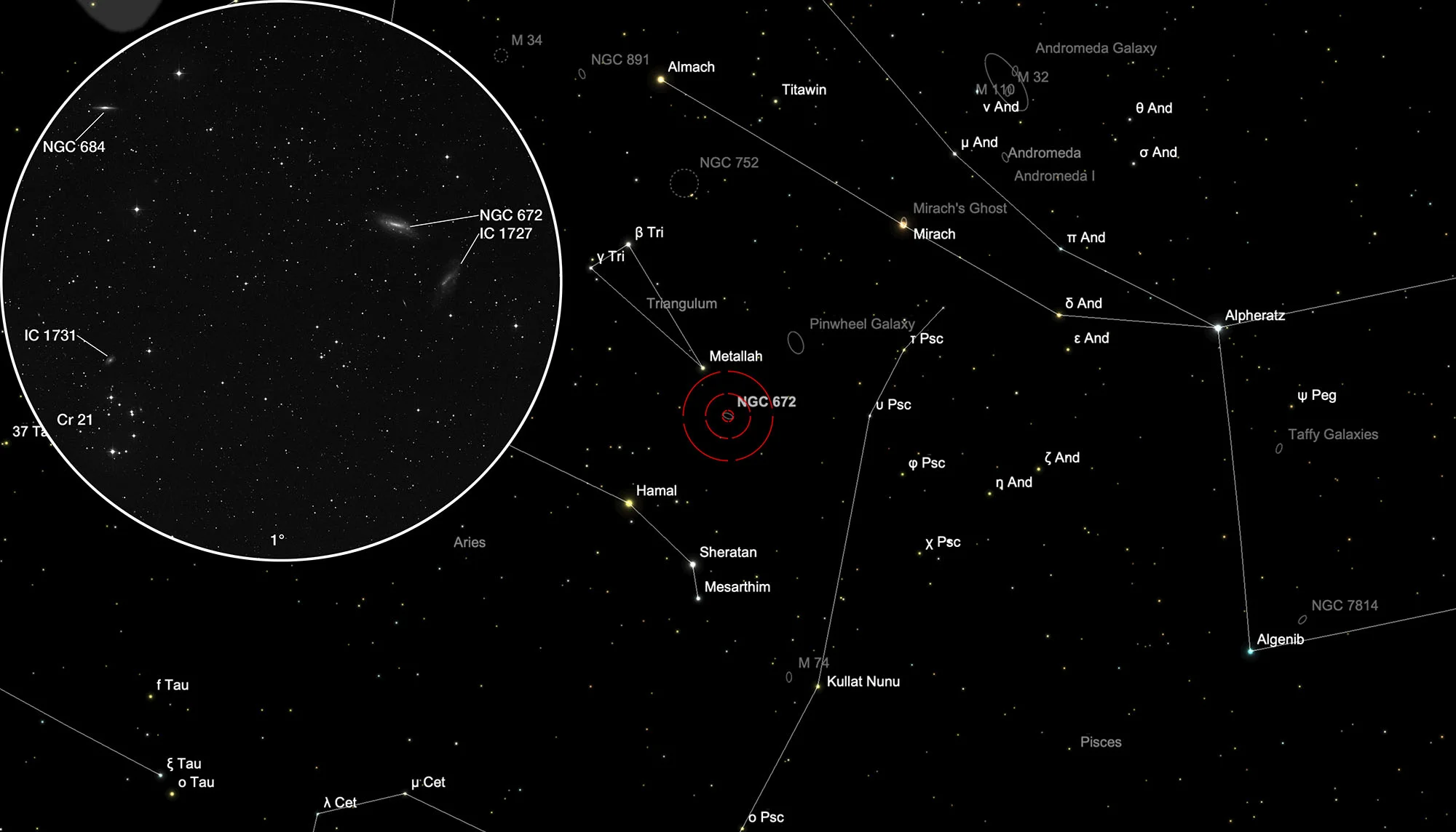Chart NGC 672