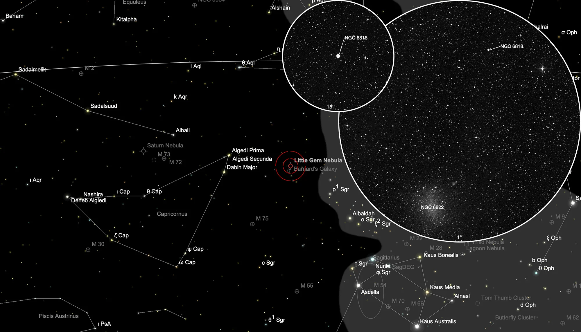 Chart NGC 6818