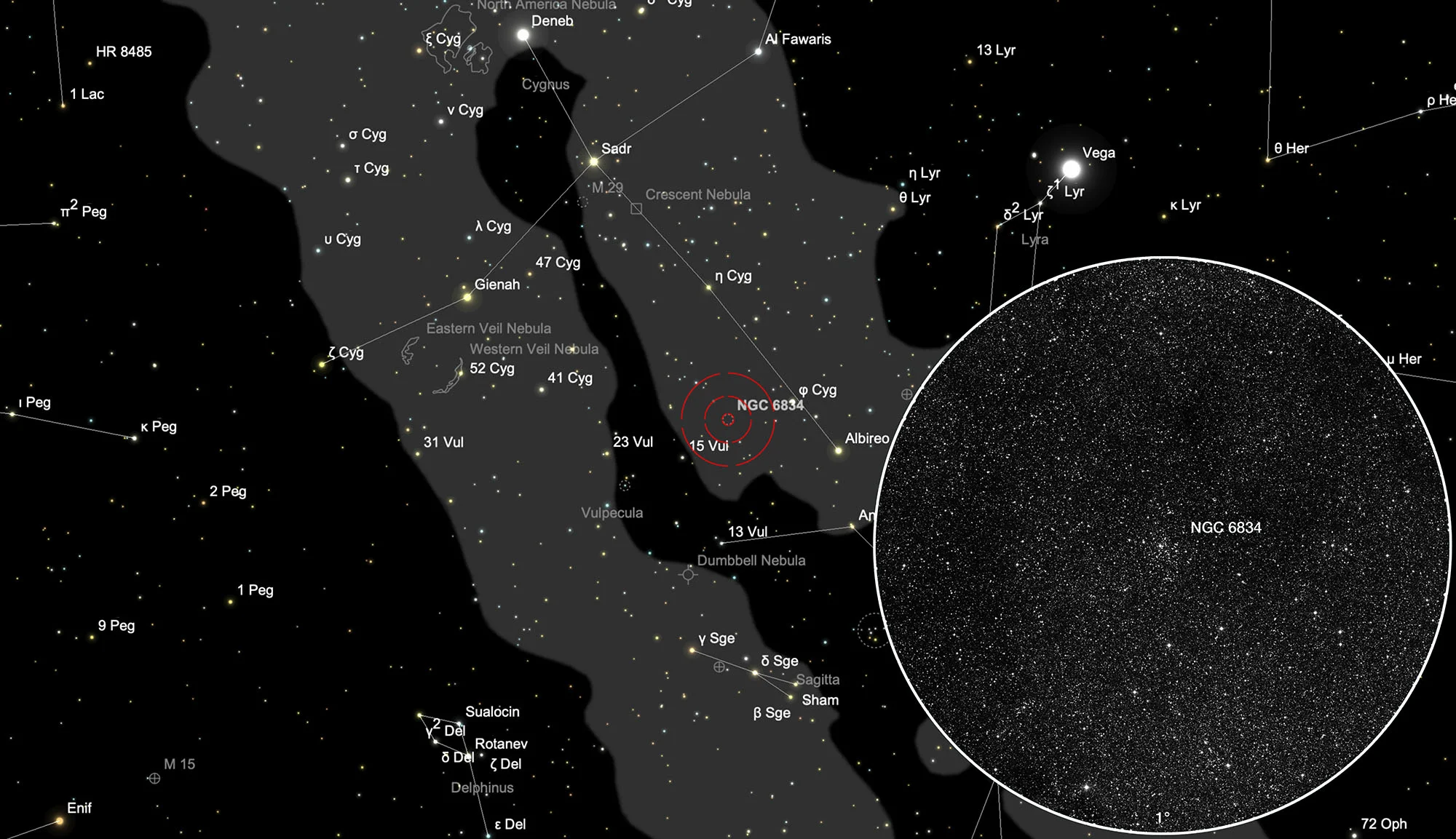 Chart NGC 6834
