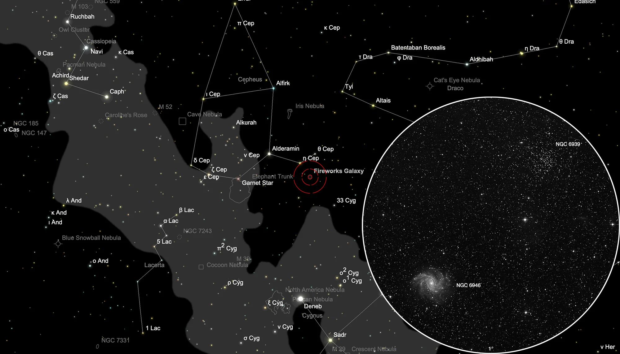 Chart NGC 6946