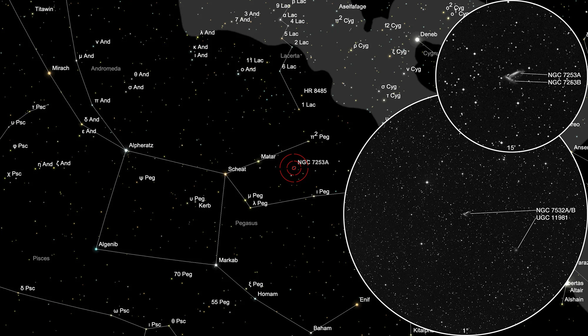 Karte NGC 7253