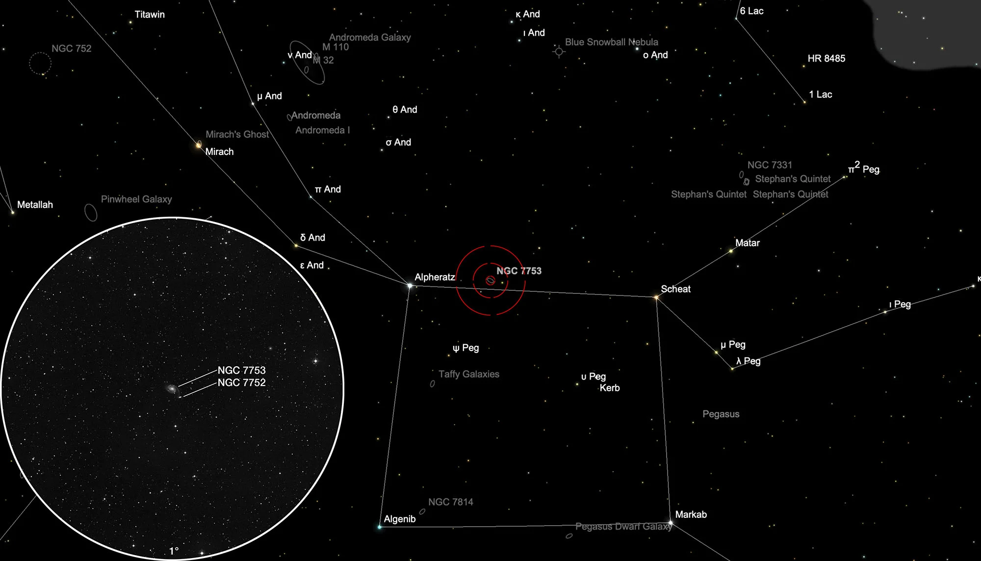 Chart NGC 7753