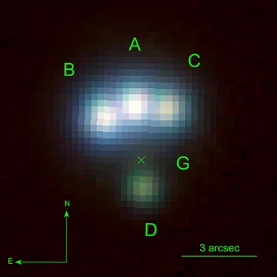 Andromedas Parachute, QSO J014709+463037