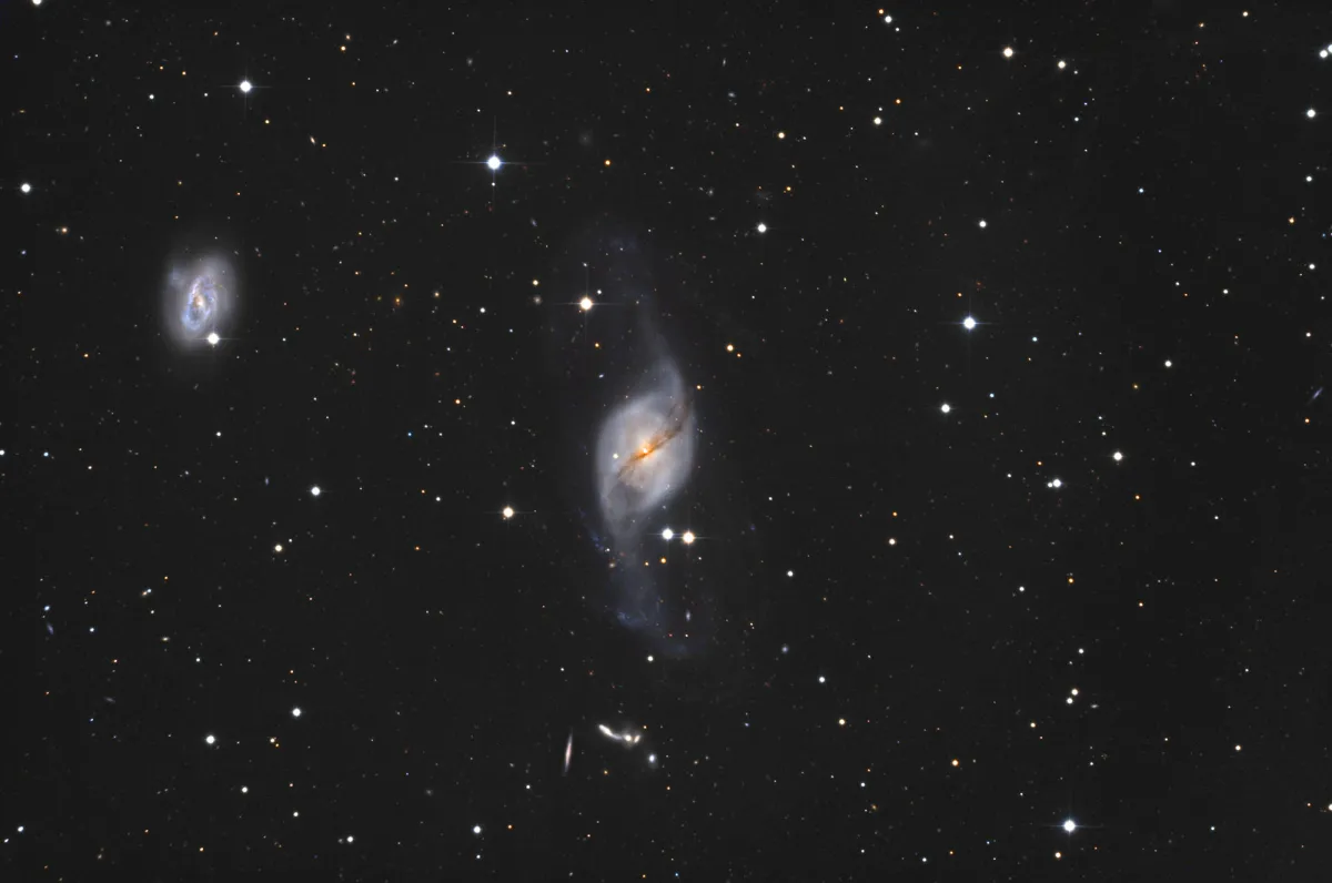 NGC 3718 + NGC 3729