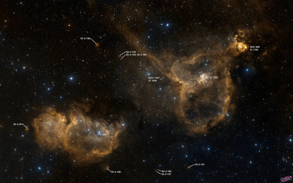 Heart- and Soul Nebula