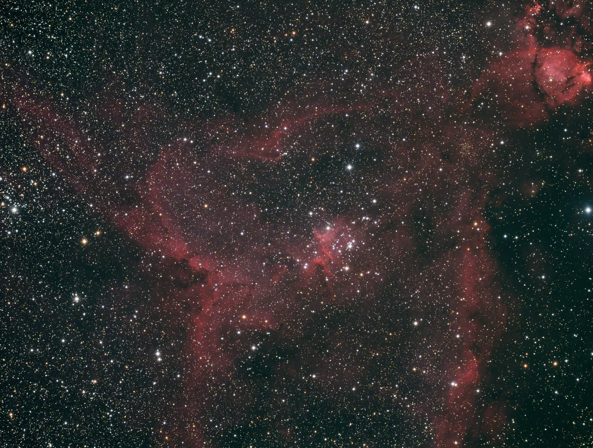 NGC 896, IC 1795, IC 1805