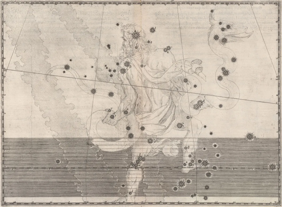 Constellation Serpentarius (Ophiuchus)