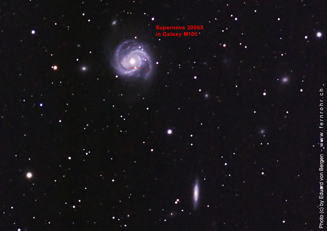 M 100 + SN 2006X