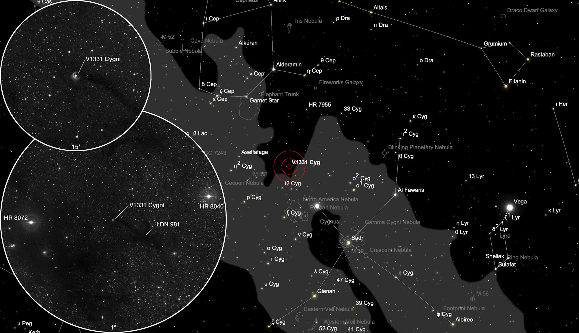 Chart V1331 Cygni